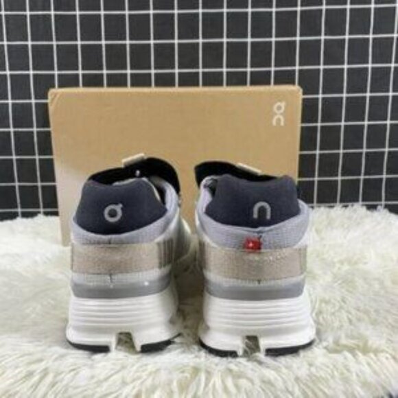 ON Running Cloud Cloudnova Women's White Sand Running Sneaker - Picture 5 of 6